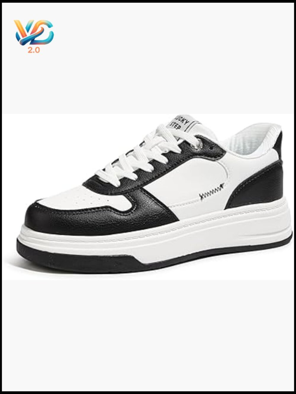 Fashion Sneakers Slip-Ins Platform Chunky Lace-Up Non-Slip Casual Walking Shoes